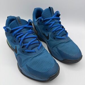 Nike Air Max Impact IV Men's 7.5 Blue Black Basketball Shoes Sneakers DM0829-403